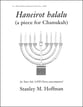 Haneirot Halalu SATB choral sheet music cover